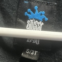 レア　《 stussy 》　キッズ服　100サイズ　パーカー　パイル生地　の画像