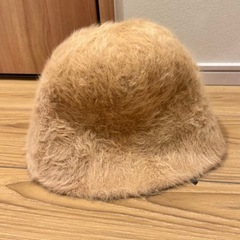 shein ファー　バケットハット　ベージュの画像