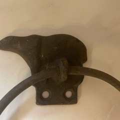 鋳物 タオルかけ DIY　クマさん  の画像