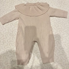 ベビー用 ボタンフロント リブ編み ジャンプスーツ おしゃれの画像