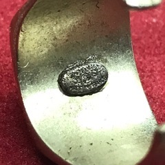 正規品 シャネル CoCoマーク シグネットリング シルバー系の画像