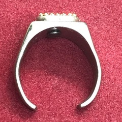 正規品 シャネル CoCoマーク シグネットリング シルバー系の画像