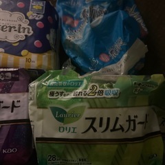 増えました！生理用ナプキン　未開封多数の画像