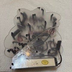 【通電反応あり】HONGBA 招き猫ネオンライト（ガラス・アクリル割れあり／修理できる方へ）の画像