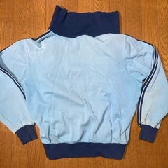貴重 60-70' adidas アディダス 西ドイツ製 ジャージ size5 日本M位 ライトブルーの画像