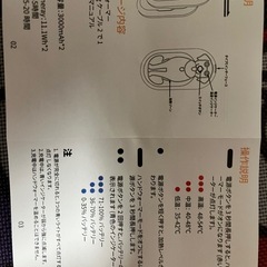 充電式カイロ　2個入り　ブラックの画像