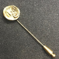 レア 正規品 ヴィンテージ シャネル ライオンモチーフ ピンブローチの画像