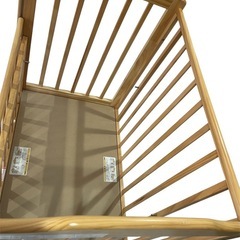 【美品】KATOJI カトージ ベビーベッド ハイシート ゲート開閉の画像