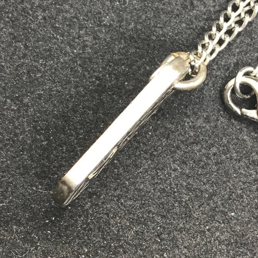 正規品 シャネル マトラッセ ドッグタグ ネックレス　