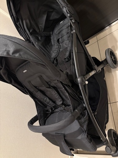 美品　二人乗りベビーカー　タンデムストローラーシングルタイヤ　カトージ