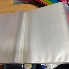 クリヤーブックとバインダーの画像