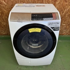 21神奈川 298 送料設置無料　日立　ドラム式洗濯機　11㌔　乾燥機能付き の画像