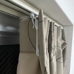 【取引中】北欧風カーテン・ブラウン 65×110cmの画像