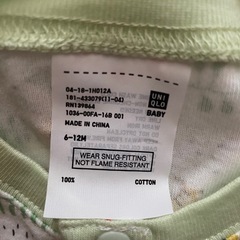 ユニクロ カバーオール 6-12M ベビー服の画像