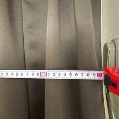 ココアブラウンカーテン・レースセット 115×140cmの画像