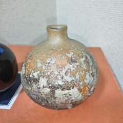 未使用　一輪挿し３点セット　①九谷焼　花柄　椿　②草津　③信楽焼の画像