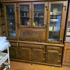 食器棚　昭和レトロの画像