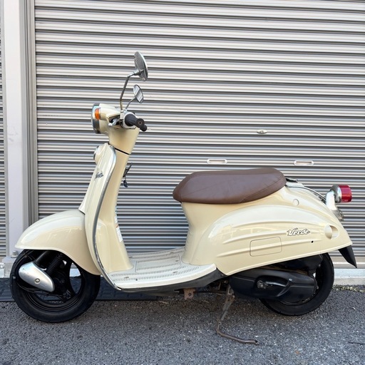 4351.お洒落レトロ　ヴェルデ　激速　バッテリー、シート新品　千葉県柏市　即日配送、自走引き取りも可能