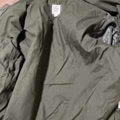 GAP キルティングジャケット ダークグリーン　Lサの画像
