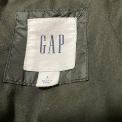 GAP キルティングジャケット ダークグリーン　Lサの画像