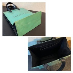 Tiffany & Co. ⭐︎ヴィンテージ品　何度も使えるブランドショッパー紙袋★ティファニービニール張りの画像