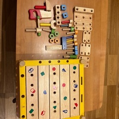 Ｉ’ｍ　ＴＯＹ カーペンターテーブル　中古の画像