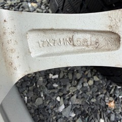 スバル　XV等　SUVスタッドレスアルミ付きの画像