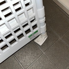 突っ張り棒　棚　ホワイトの画像