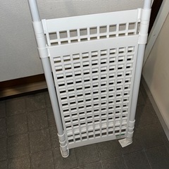 突っ張り棒　棚　ホワイトの画像