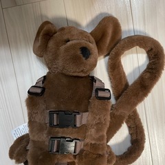 Berhapy 2イン1 イヌ 幼児用安全ハーネスバックパック 子供用ウォーキングリーシュストラップの画像