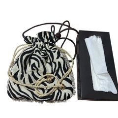 Discoat  ゼブラ柄ショルダーバッグの画像