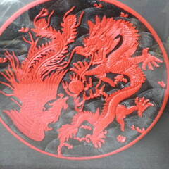 装飾額絵　龍　豪華彫物の画像