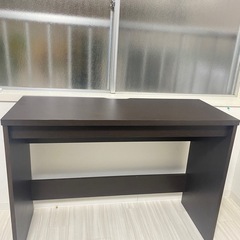 ニトリデスク ダークブラウン H72×D39.5×W100の画像