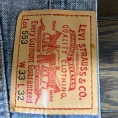 リーバイスジーンズ 553W33の画像