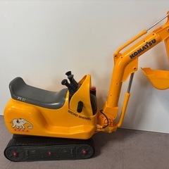 【おもちゃ】乗用マイクロショベル コマツPC01の画像