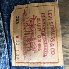 リーバイスジーンズ533W33の画像