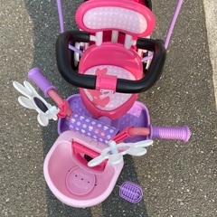 ミニー 三輪車 使用少なめ 室内保管の画像