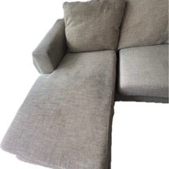 (運搬費込)(即日、深夜ok) ソファー幅: 183cm 奥行: 84cm 高さ: 75cm 座面高: 41cmの画像