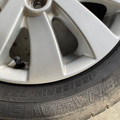 純正アルミホイール付き春タイヤ‼︎155/65/14‼︎軽自動車に‼︎ダンロップの画像
