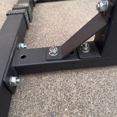 GronG(グロング) バーベルスタンド ベンチプレスラック スクワットラック 高さ 幅 調整 分離型の画像