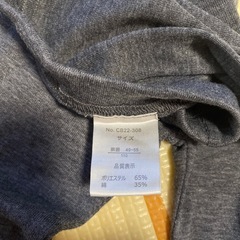 西松屋　濃いグレーのレギンス　スパッツ　110cmの画像