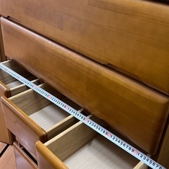 【美品】木製タンスの画像