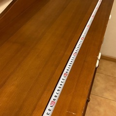 サイドボード 食器棚 深緑 ダークグリーン 木製 ビンテージの画像