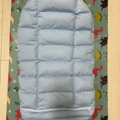 ベビーコクーン stockform 水色 寝袋 赤ちゃん 乳児 ２段階（70～80cm）bee Baby Cocoon おくるみ ベビー用品 ブルー 冬 防寒の画像