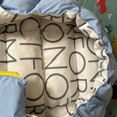 ベビーコクーン stockform 水色 寝袋 赤ちゃん 乳児 ２段階（70～80cm）bee Baby Cocoon おくるみ ベビー用品 ブルー 冬 防寒の画像