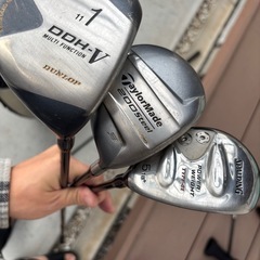 不要ゴルフセット　ダンロップ　バッグ付きの画像