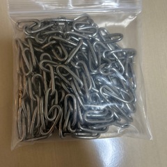 モノタロウ　ステンレスチェーン　リングキャッチ2個セット　カラビナの画像
