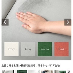定価17,000円　2wayベロアソファの画像