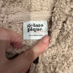 新品 ジェラピケ ベビー ロンパース 80 ハロウィン 2020 犬耳 もこもこの画像