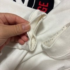 140cm 白トレーナーの画像